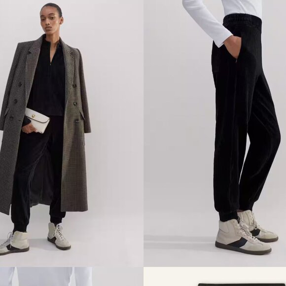 ME+EM Fluid Cord Velour Jogger - Picture 1 of 9